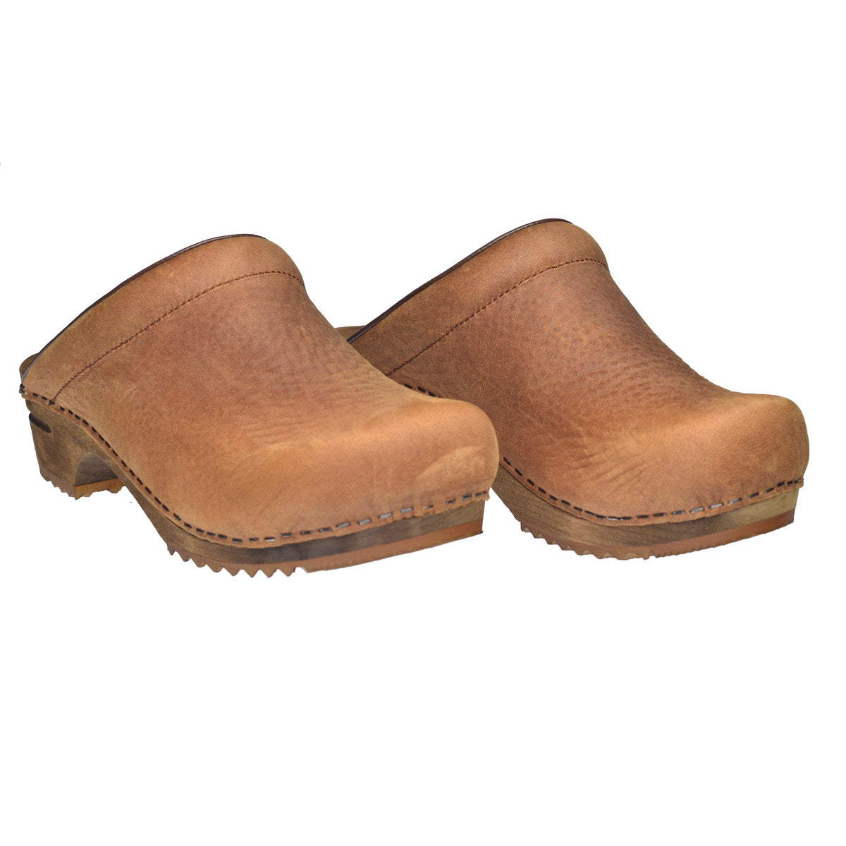 Chrissy Women&#39;s Wood Clog - Chestnut - Second