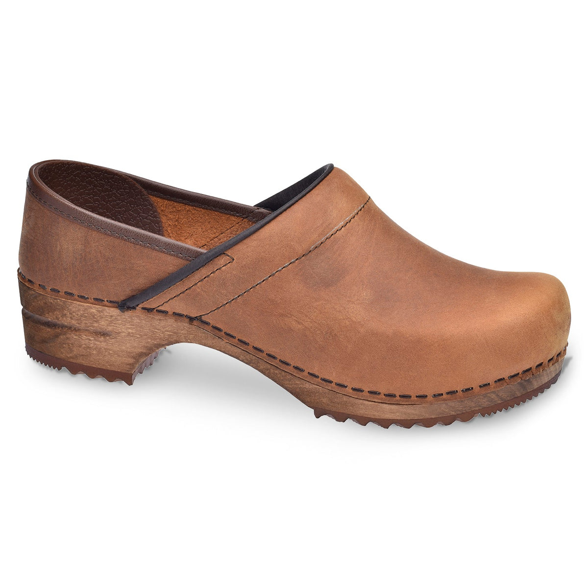 Julie Women&#39;s Wood Clog - Chestnut - Second
