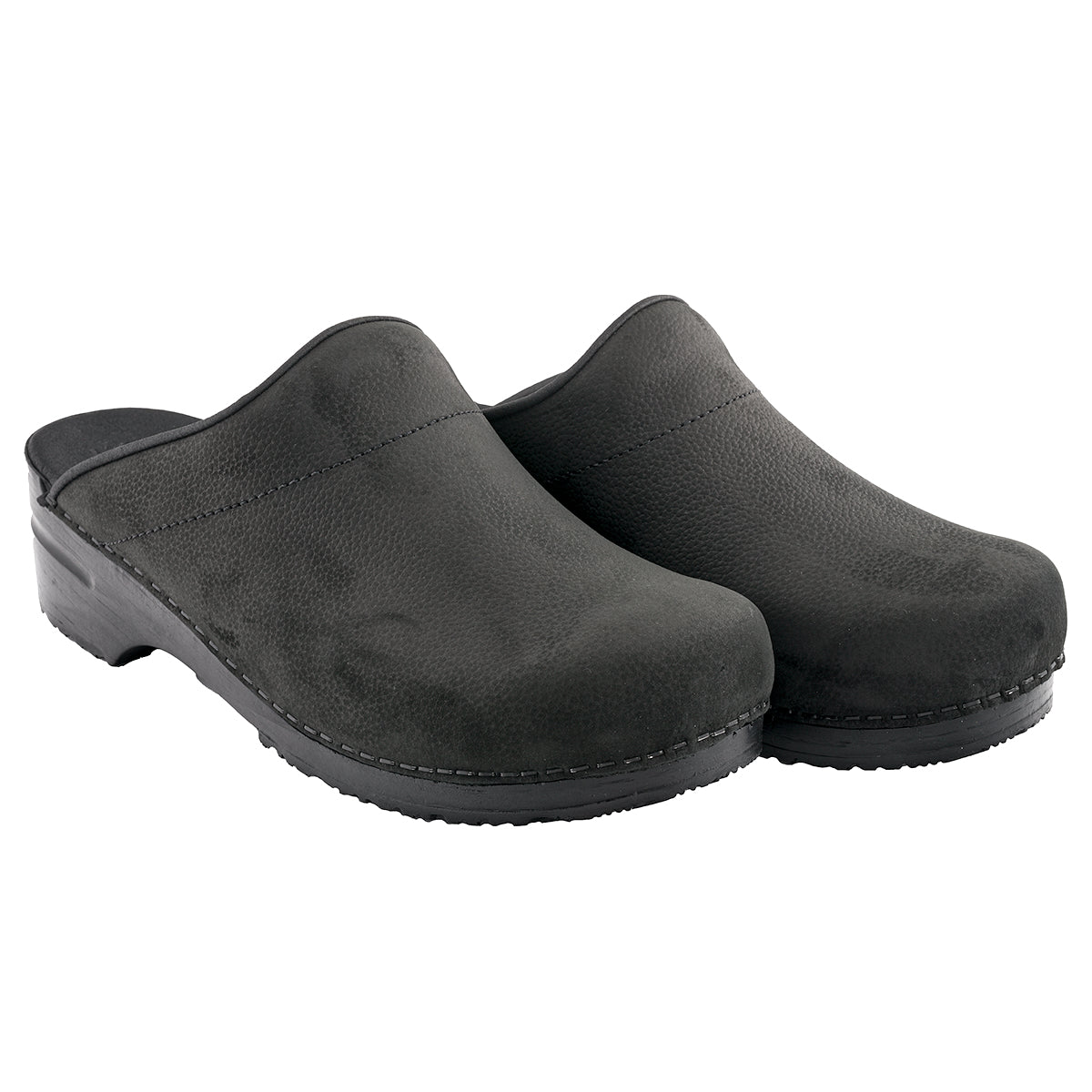 Karl Textured Oil Men's Clog - Black - Second