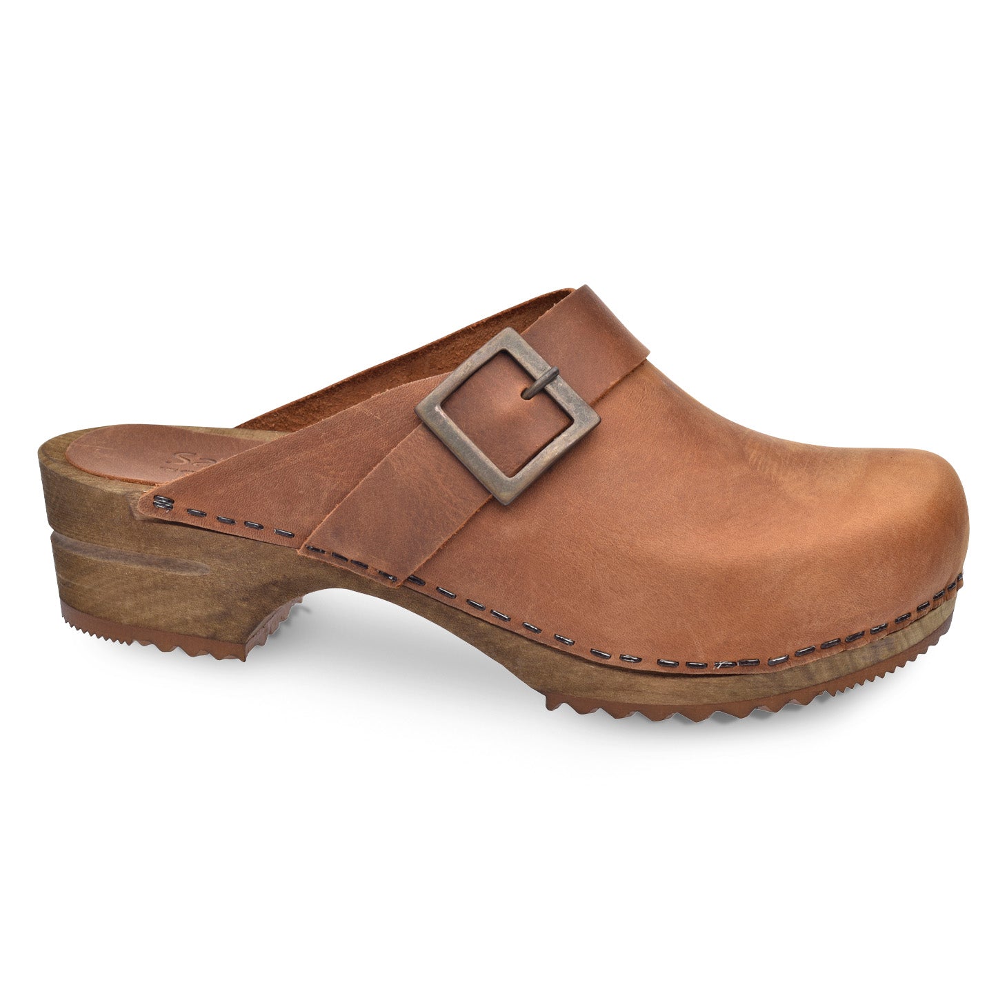 Urban Women's Wood Clog  - Chestnut - Second