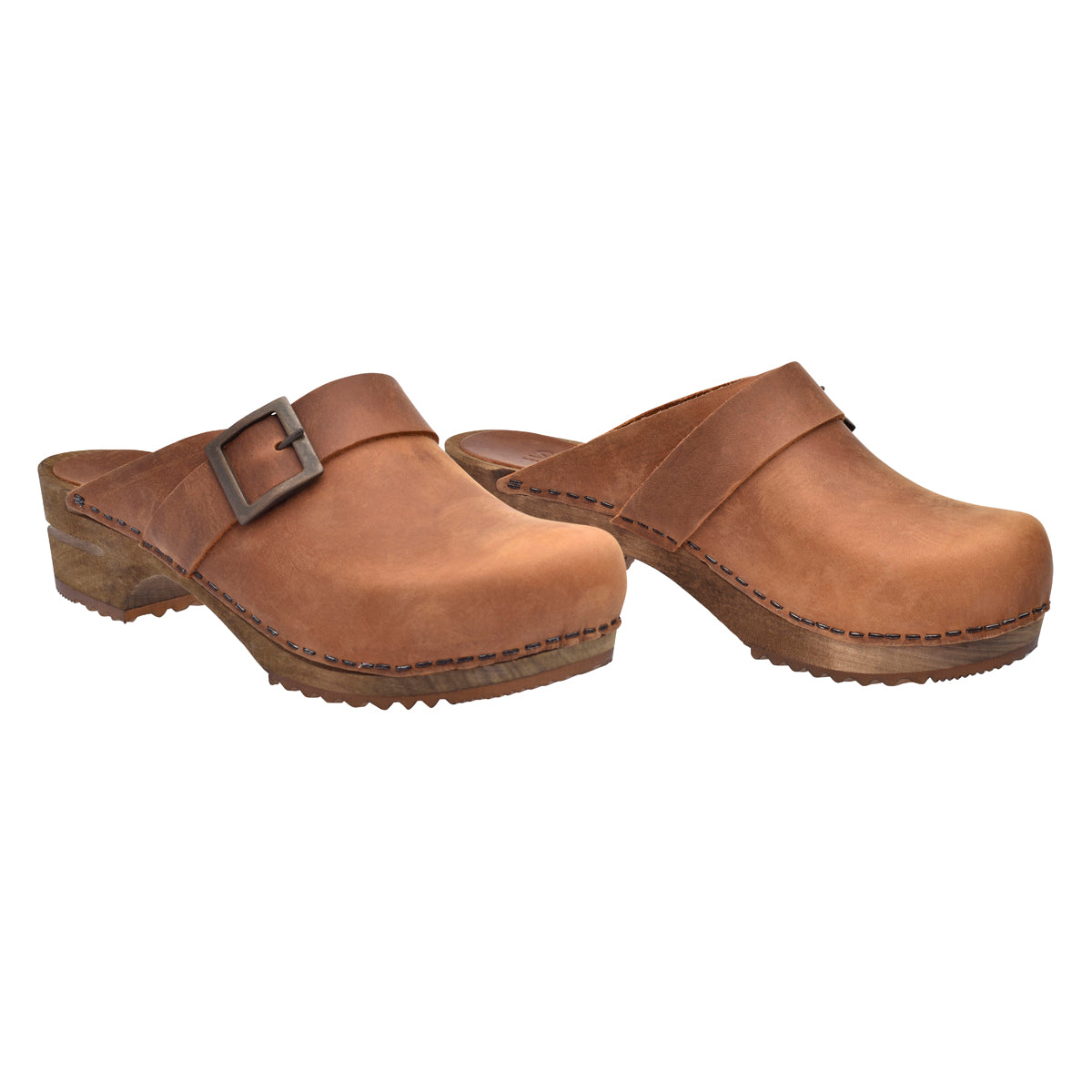 Urban Women's Wood Clog  - Chestnut - Second