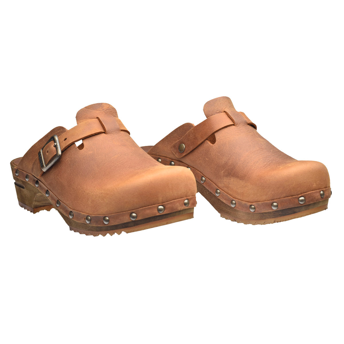 Kristel Women&#39;s Wood Clog - Chestnut - Second