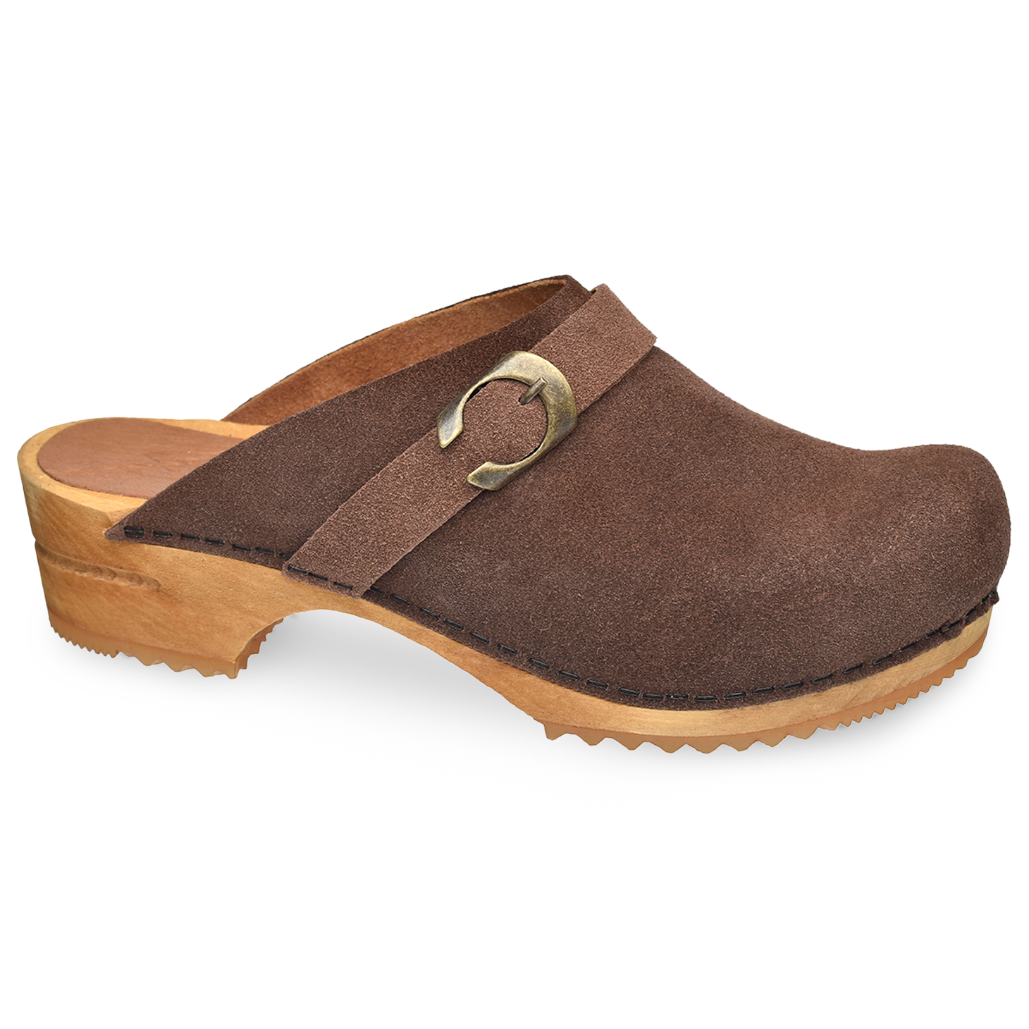 Hedi Women's Wood Clog - Antique Brown - Second