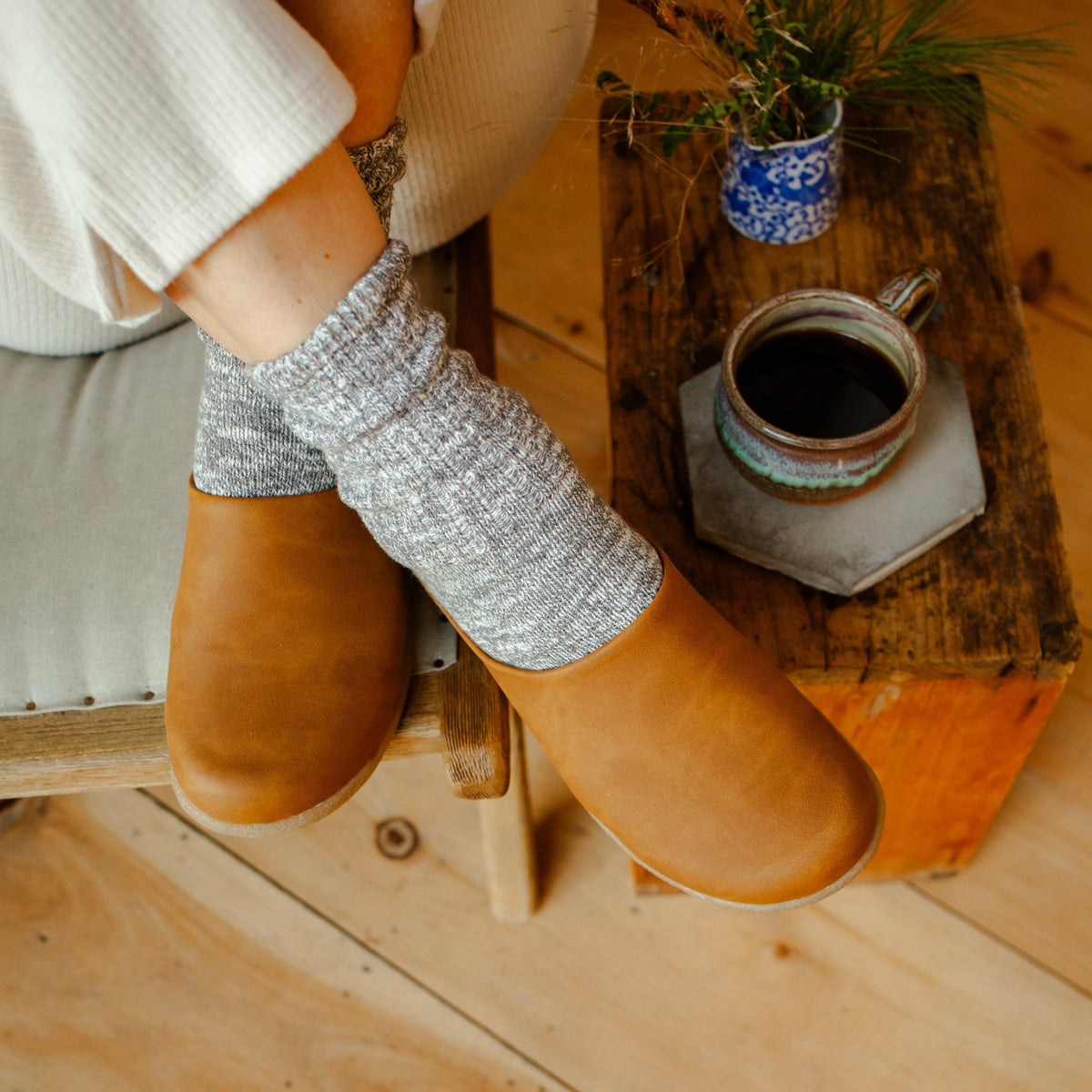 Holsted Unisex Slipper - Cognac - Second