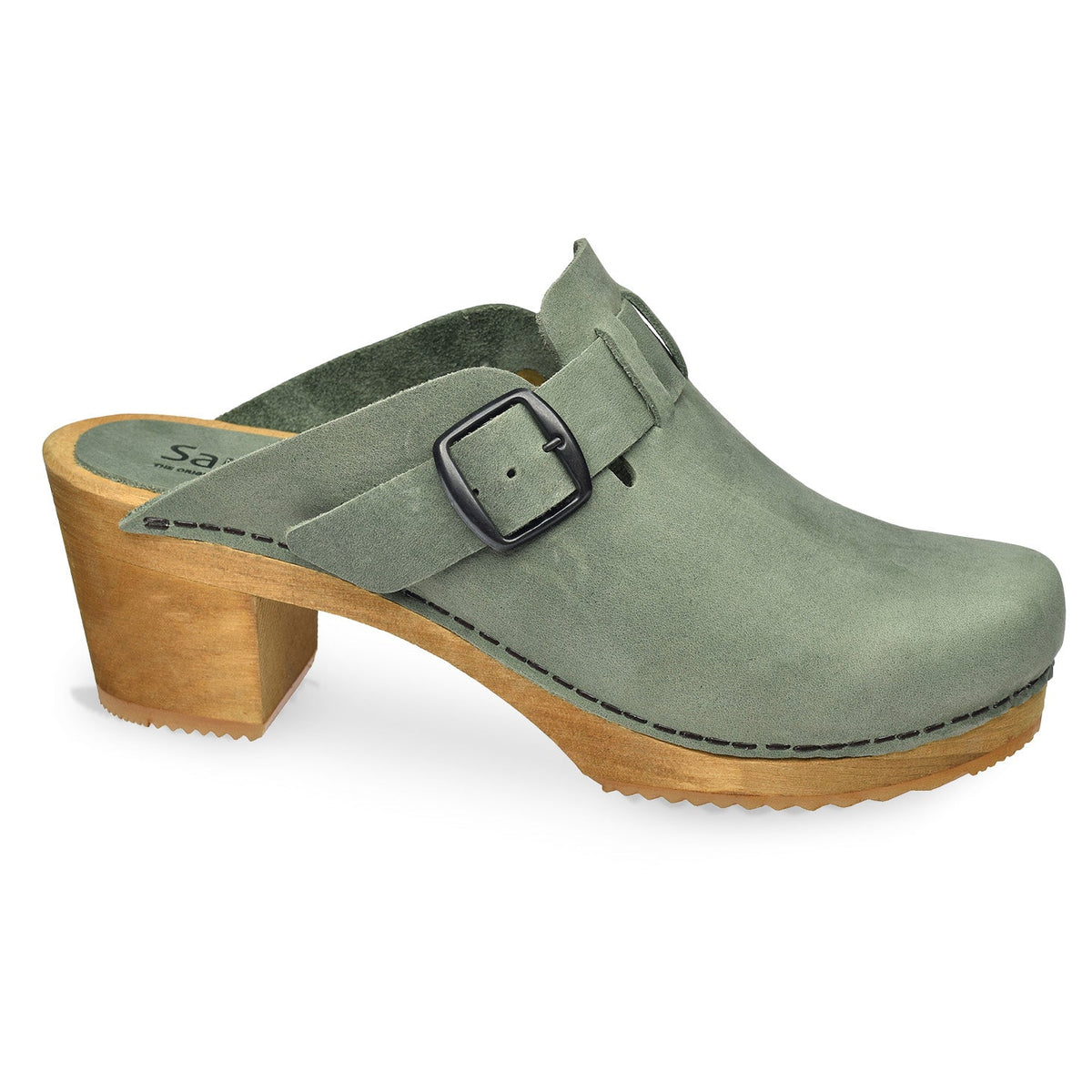 Malulo Women's Wood Clog - Khaki - Second
