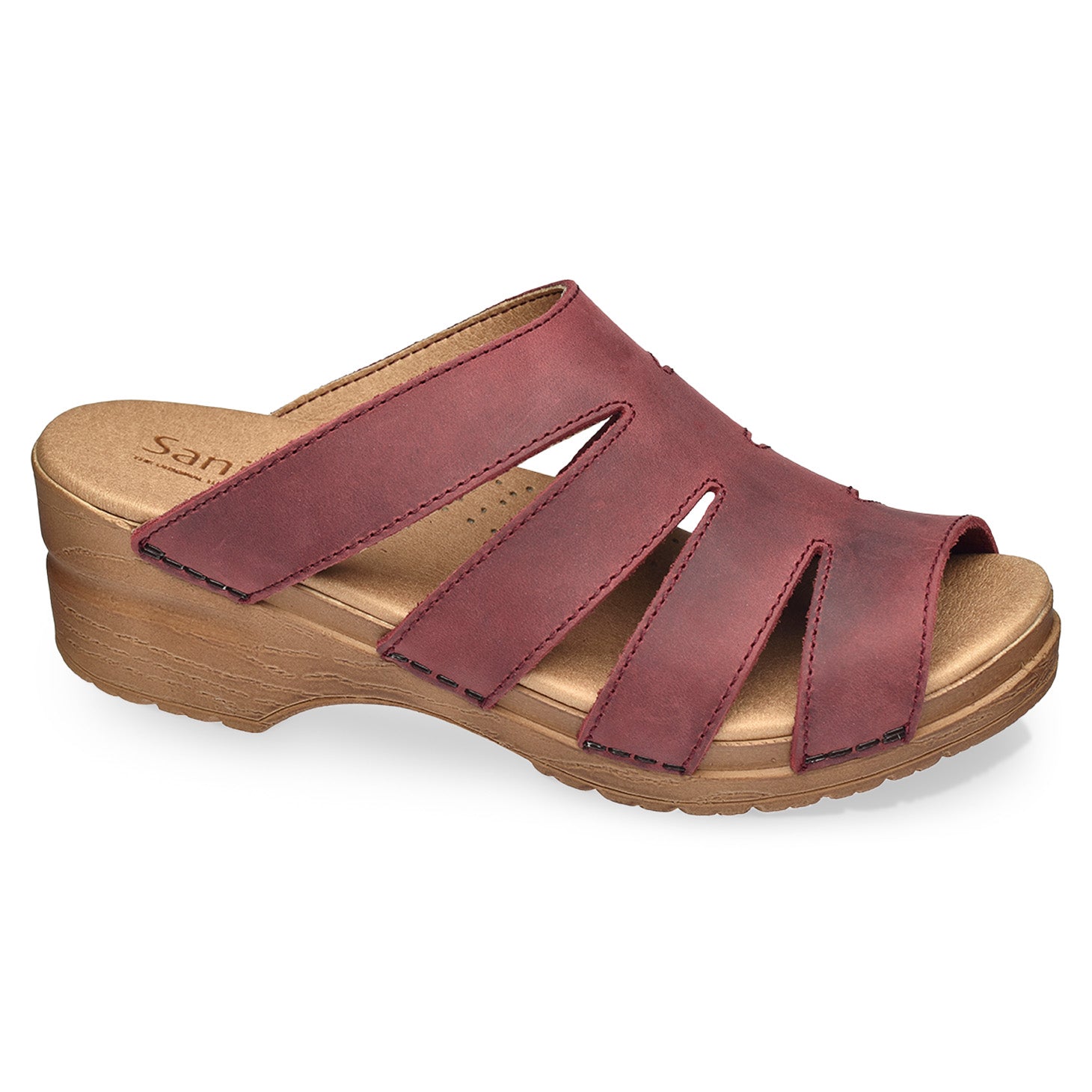 Monika Women's Sandal - Deep Red - Second