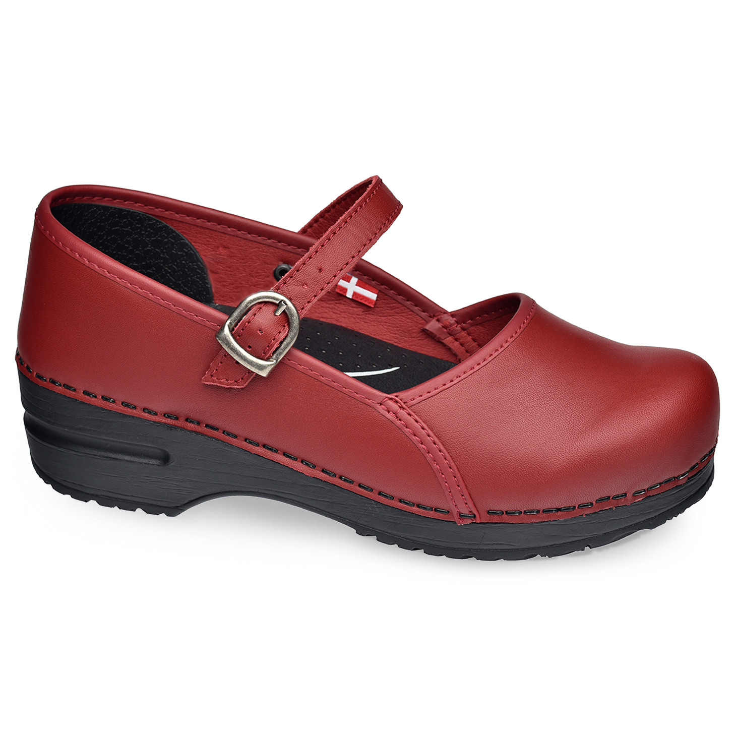 Clare Women's Clog - Red - Second
