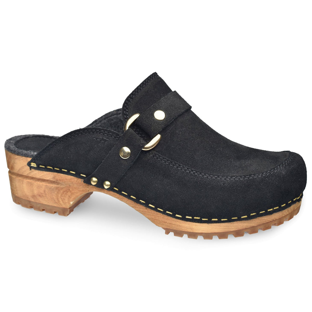 Lissy Women&#39;s Wood Clog - Black - Second