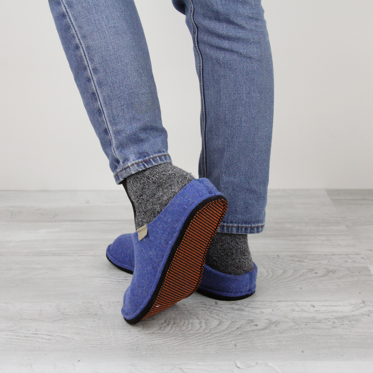 Sanita Faroe Unisex in Jeans Slipper