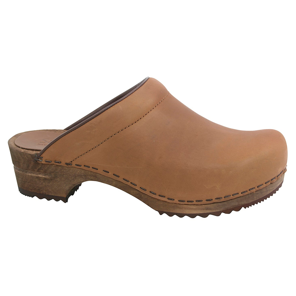 Chrissy Women&#39;s Wood Clog - Cognac - Second