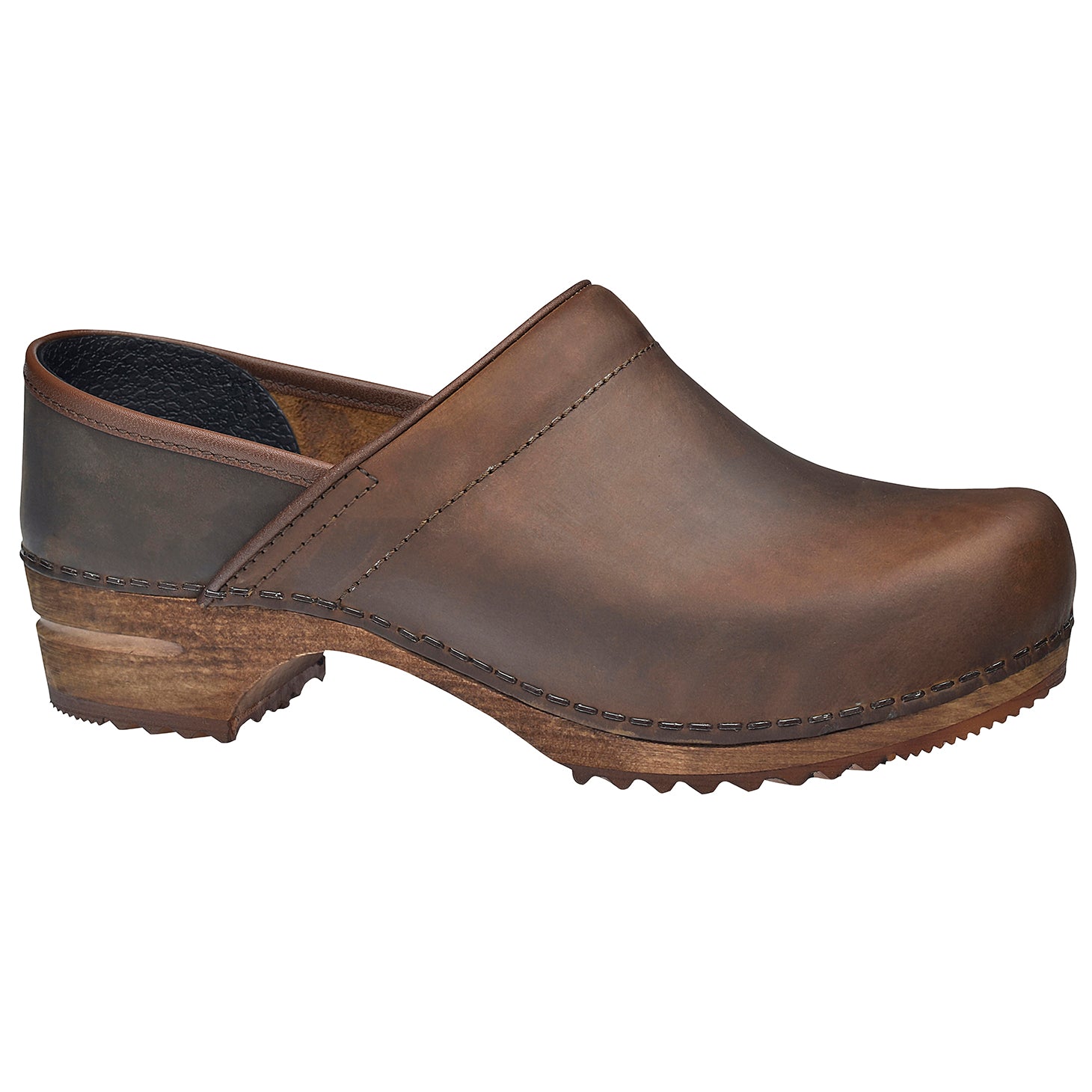 Julie Women's Wood Clog - Antique Brown - Second