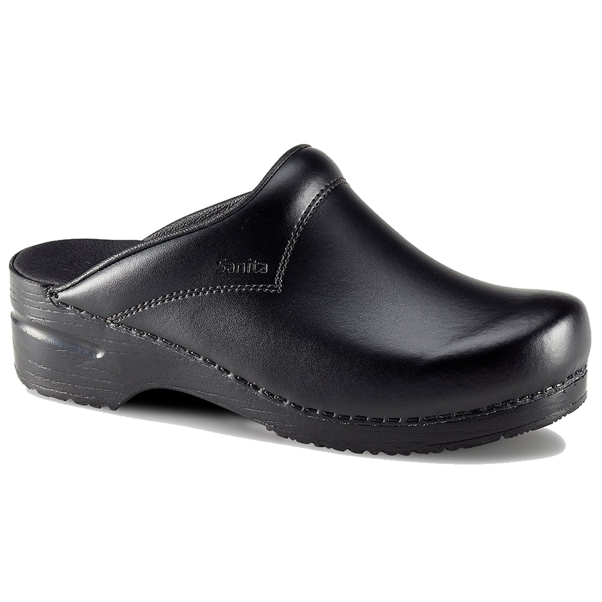 San Flex Unisex Open Back Clog - Black - Second