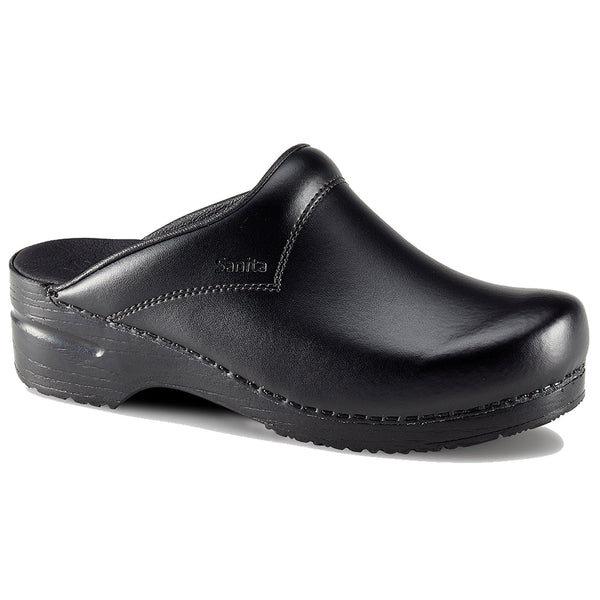 San Flex Unisex Open Back Clog - Black - Second - Sanita Outlet