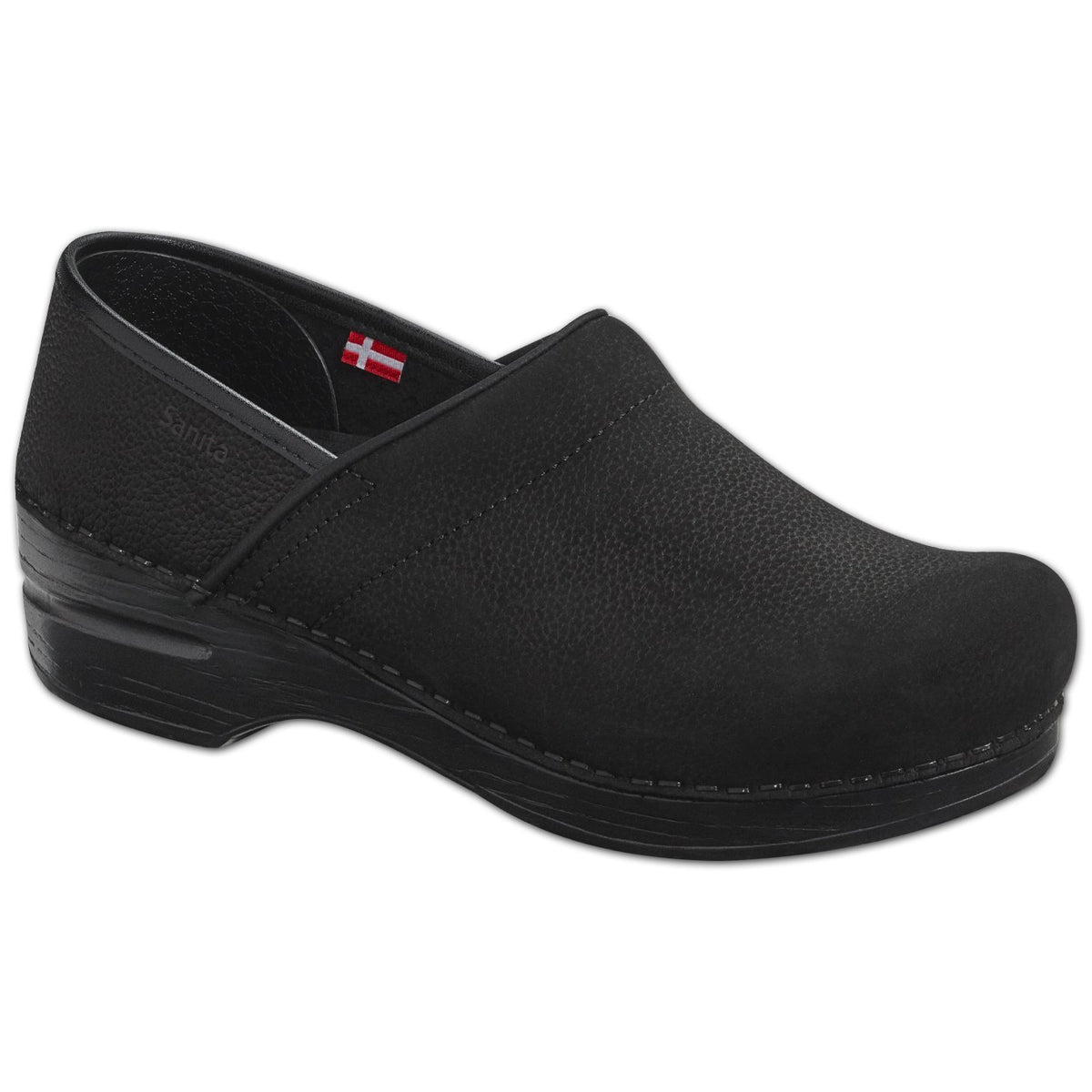 Pro. Textured Oil Women's Clog - Black - Second