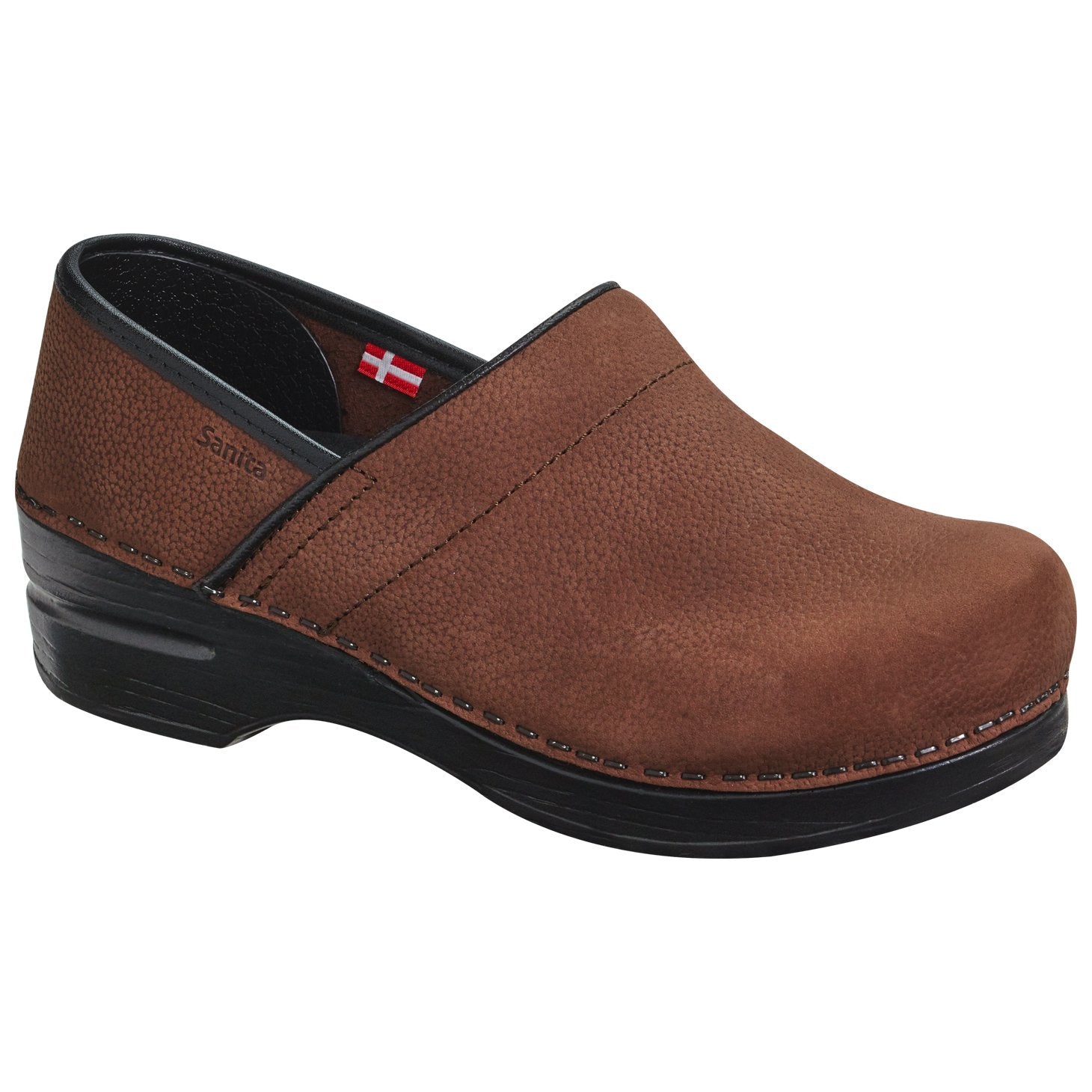 Pro. Textured Oil Women's Clog - Antique Brown - Second