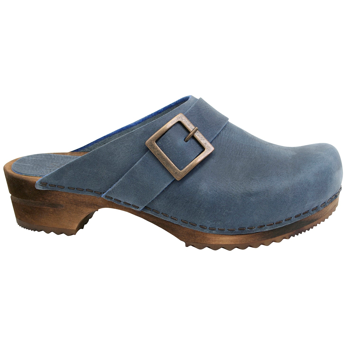 Urban Women's Wood Clog - Electric Blue - Second