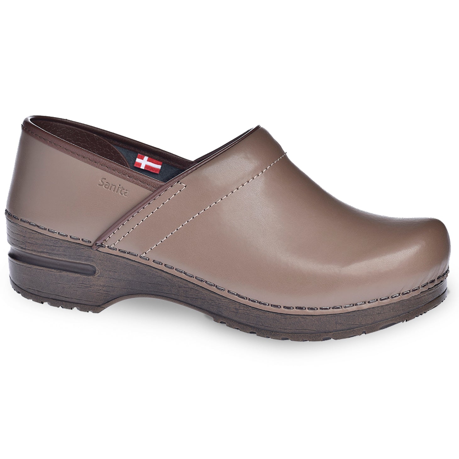 Izabella Women's Clog - Taupe - Second