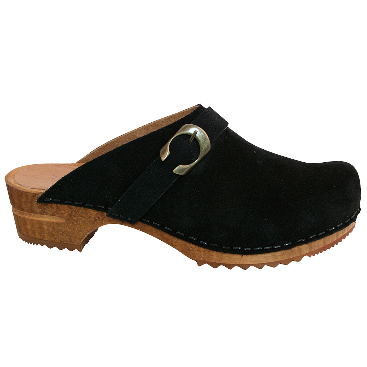 Hedi Women's Wood Clog - Black - Second