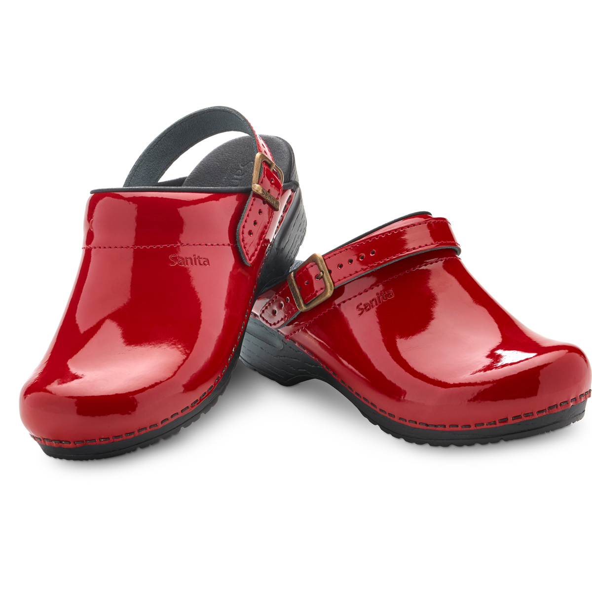 Estelle Women's Clog - Red - Second