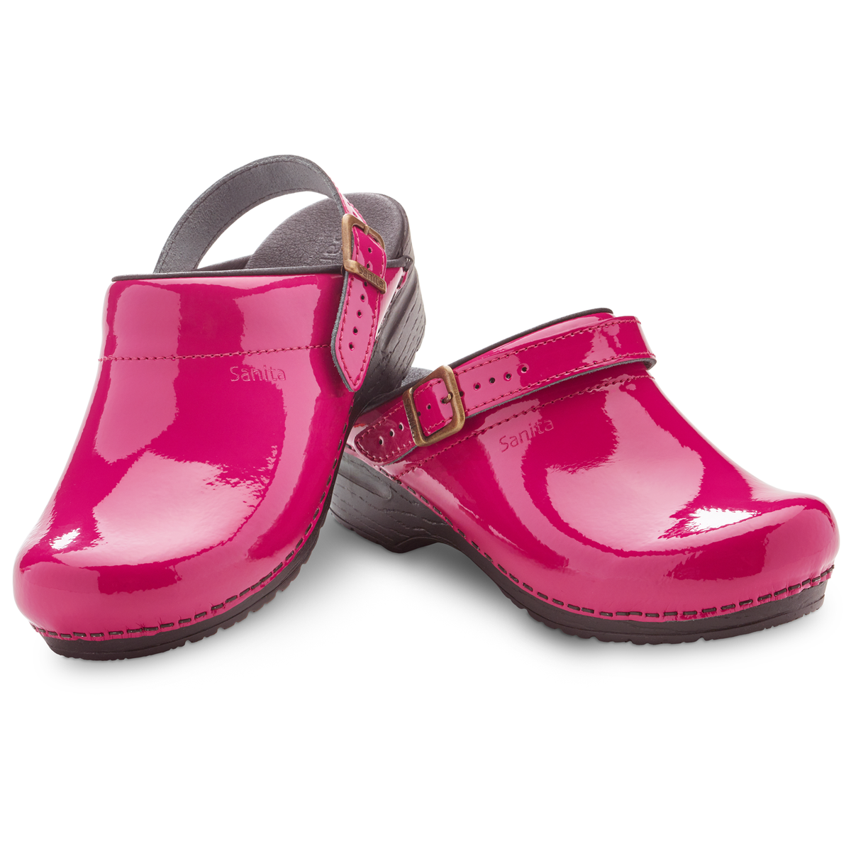 Estelle Women's Clog - Fuchsia - Second