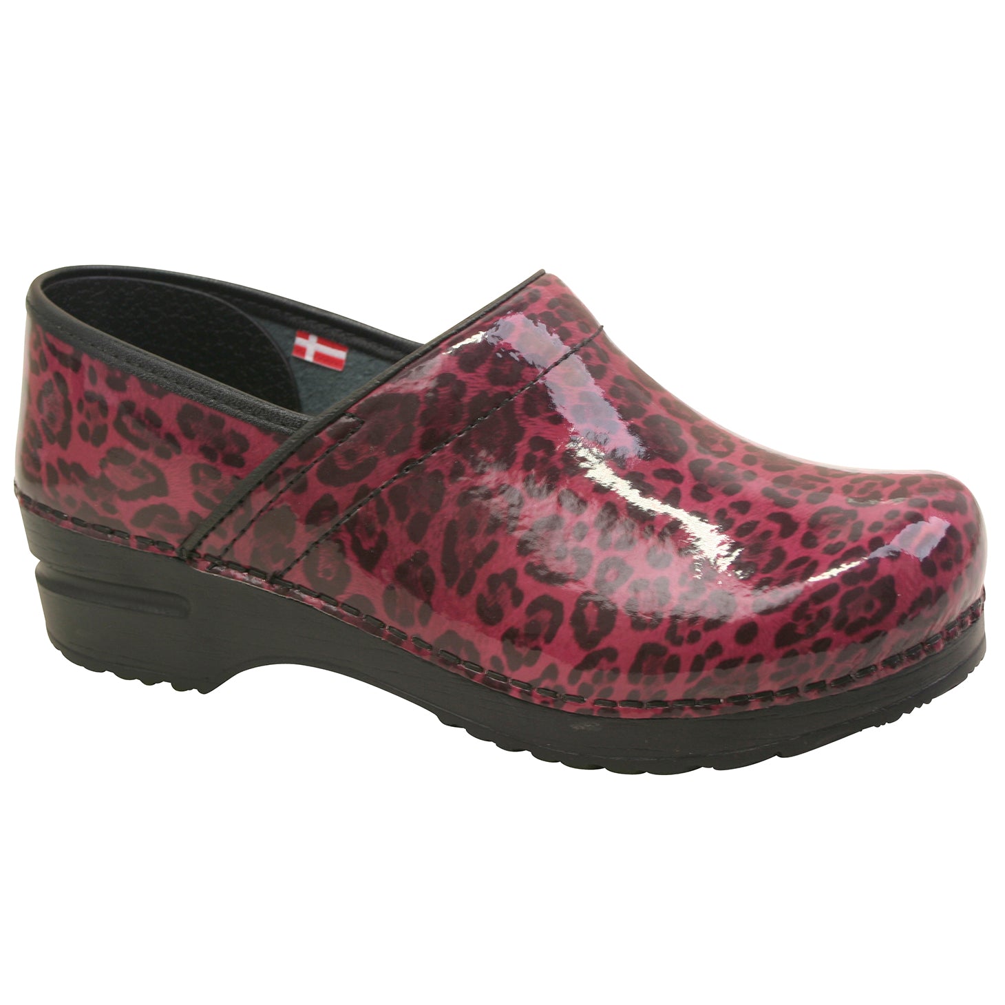 Gwyneth Women's Clog - Fuchsia Leopard - Second
