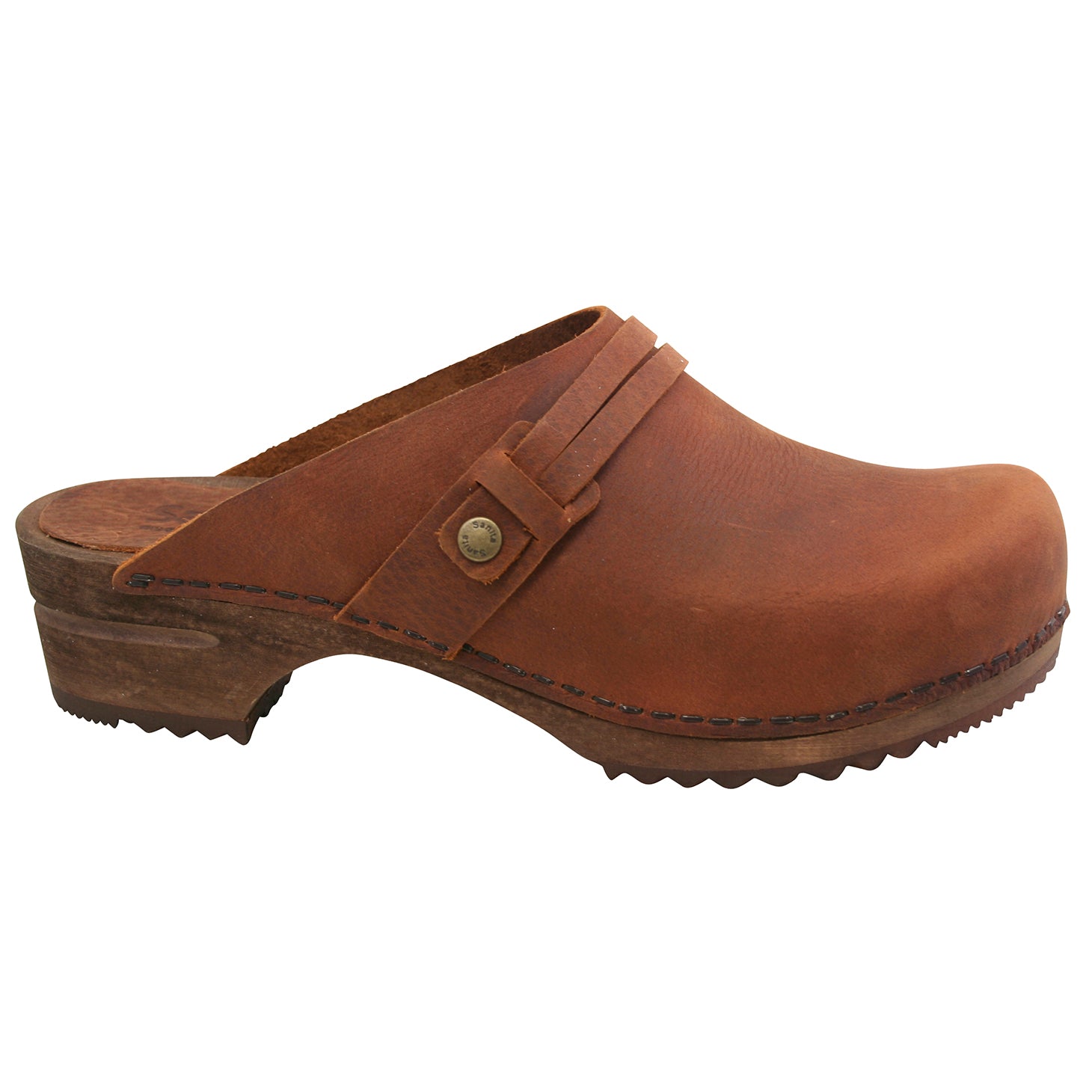 Ursana Women's Wood Clog - Chestnut - Second