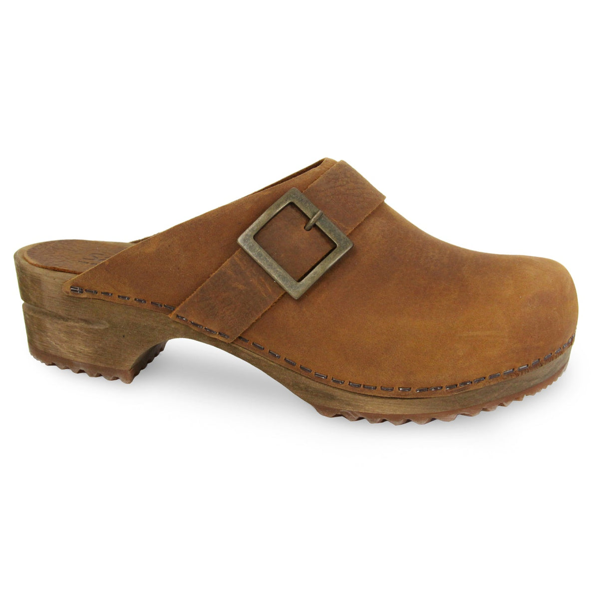 Urban Women&#39;s Wood Clog  - Chestnut - Second