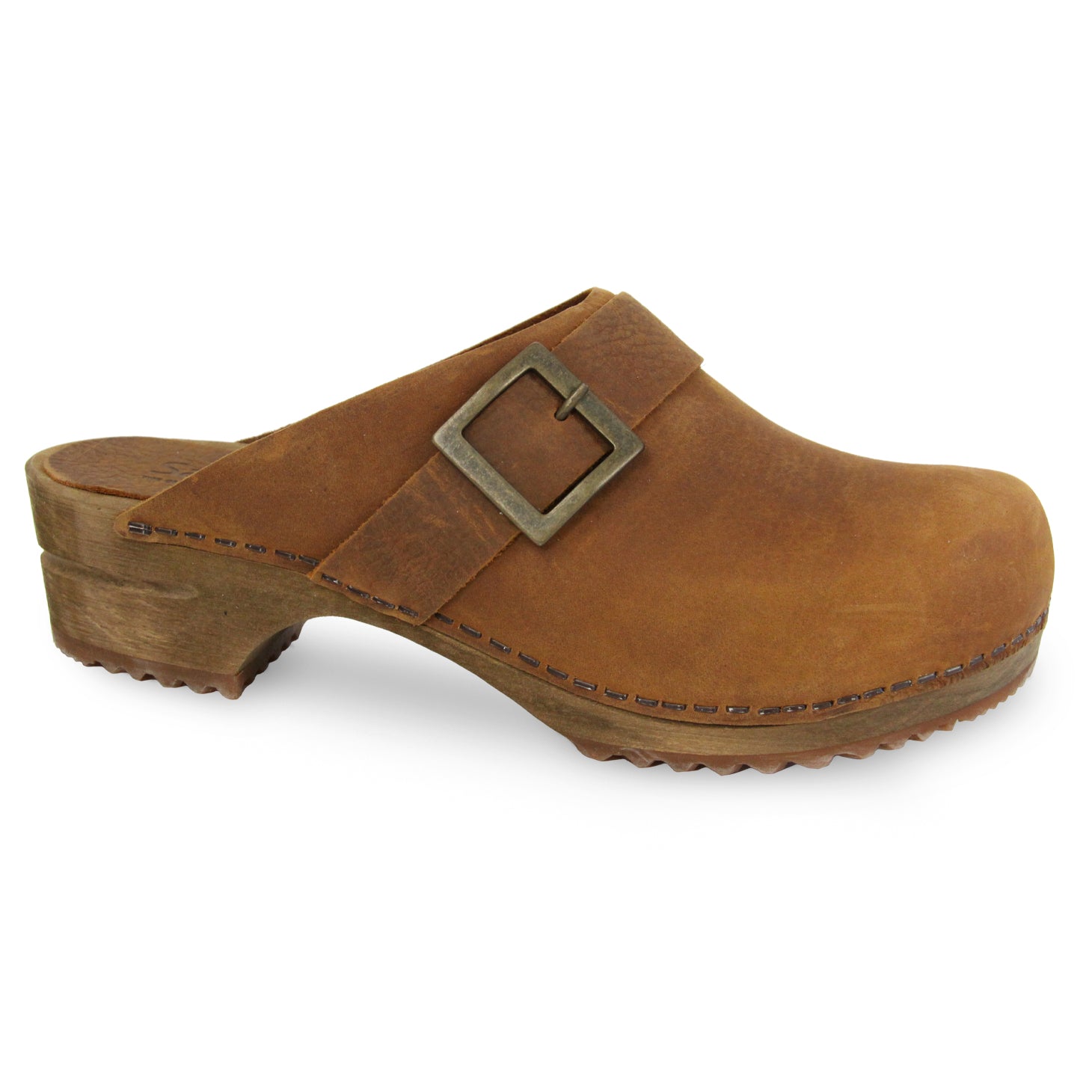 Urban Women's Wood Clog  - Chestnut - Second