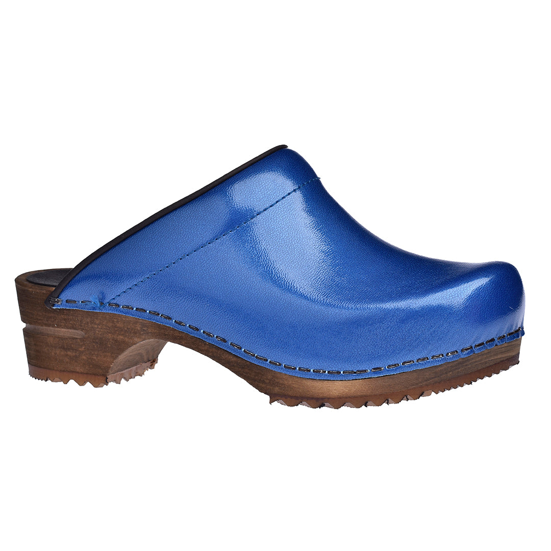 Classic Open Wood Women&#39;s Clog - Blue - Second