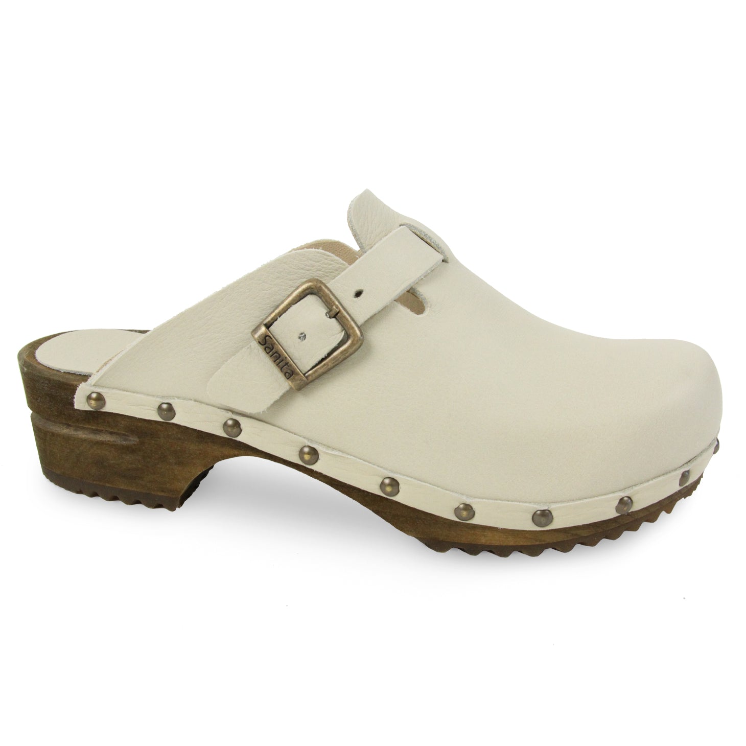 Kristel Women's Wood Clog - White - Second