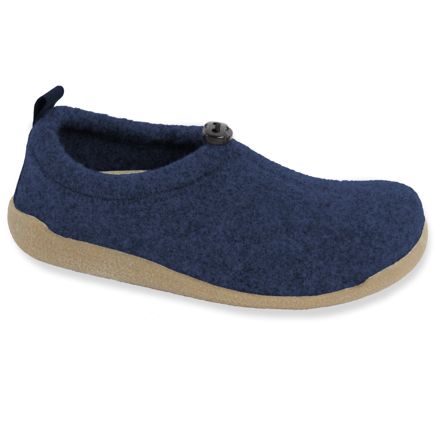  SLIPPER 28.0 NAVY スウェード Lodge Shoe Unisex Slipper - Navy - Second - Sanita Outlet