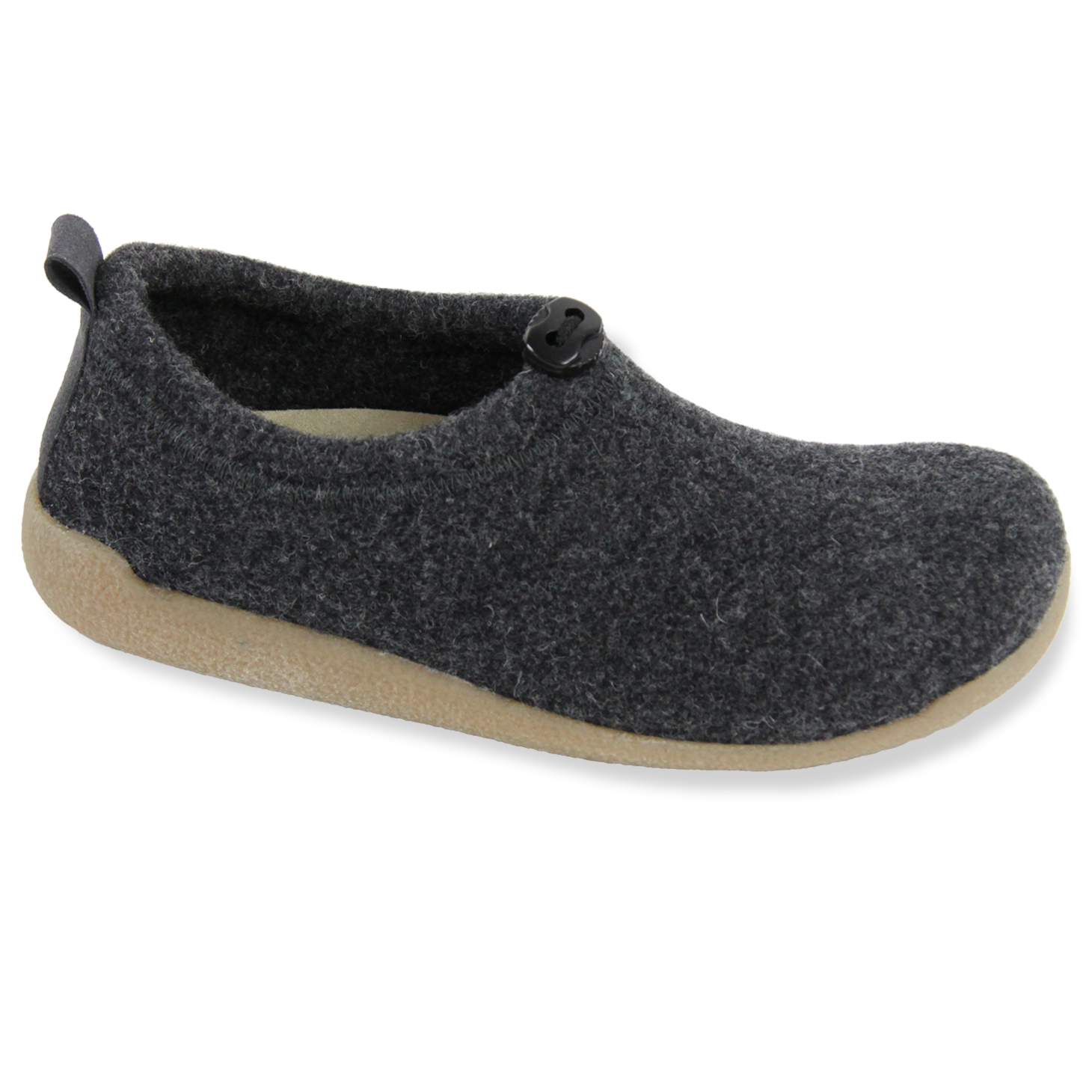 Lodge Shoe Unisex Slipper - Charcoal - Second - Sanita Outlet display picture 2