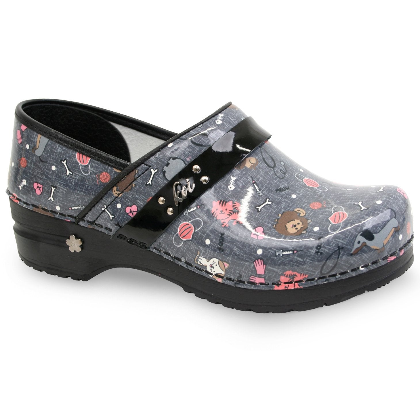 Sanita Meow Women's in Steel - avail. Spring '22 Closed Back Clog