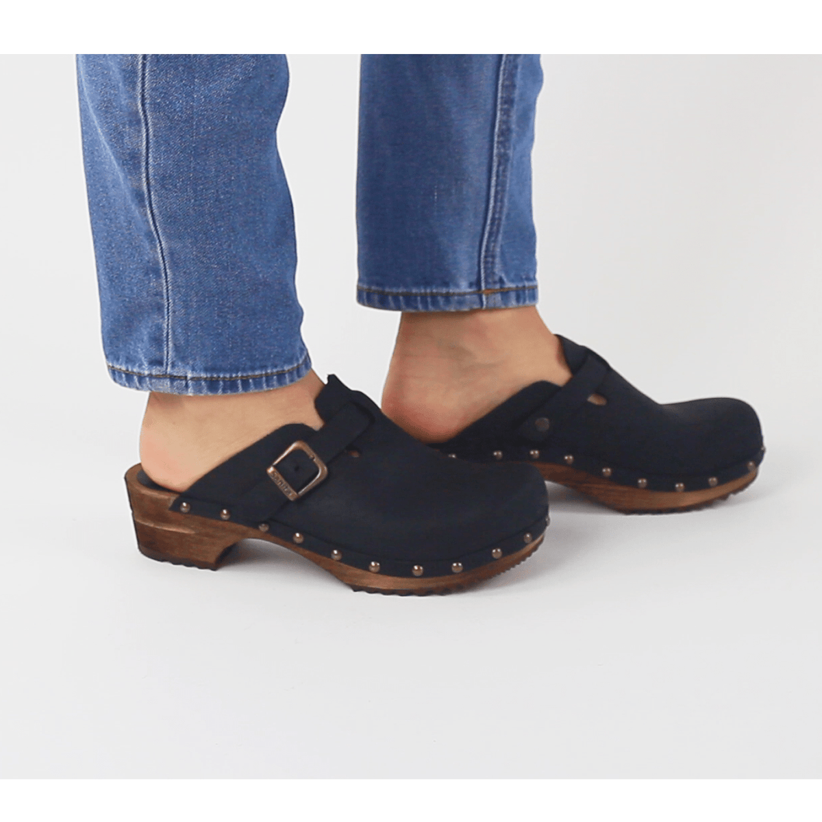 Sanita Kristel Women&#39;s Open Back Clog in Brown