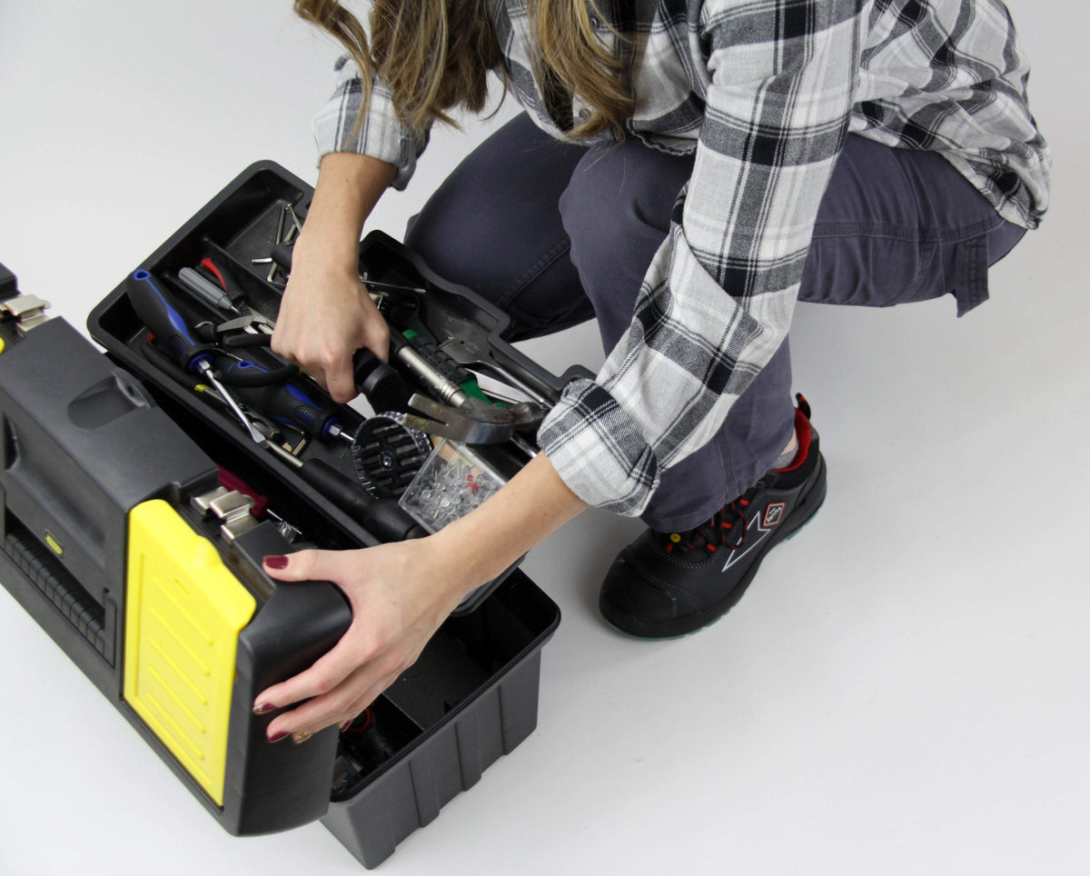 Anthrazite Unisex in Black Clog for safety and work footwear